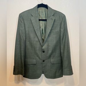 LAUREN Ralph Lauren Men's Green Tweed Blazer/Suit Jacket Size 38R